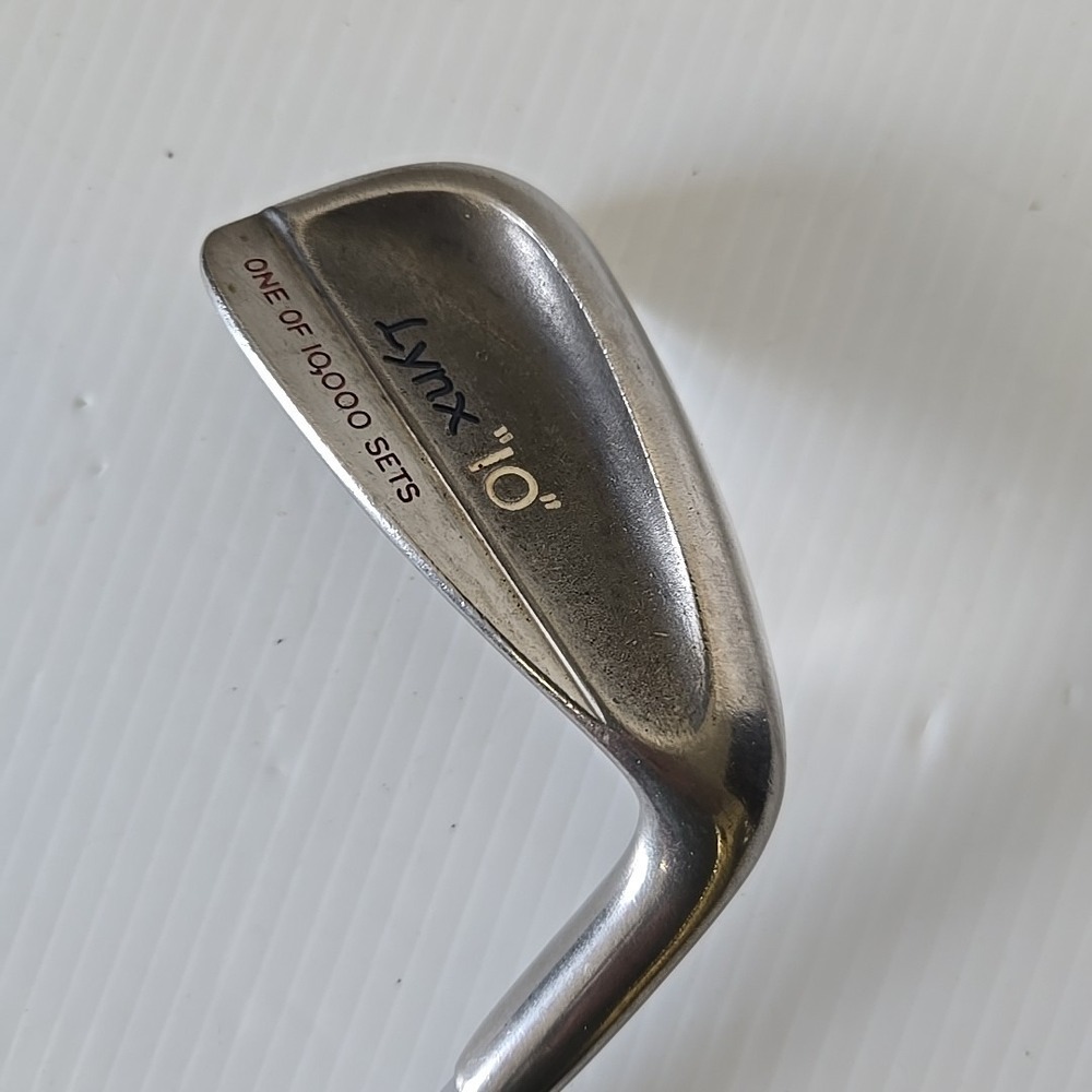 Lynx 10 10th Anniversary 9 Iron Steel Shaft Blade Right Handed Golf Club